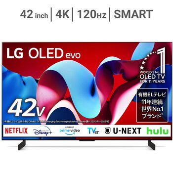 LG 42インチ 4K 有機ELテレビ OLED42C4PJA