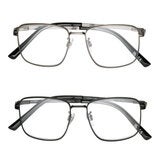 Foster Grant 老眼鏡 ブルーライトカット レクタングラー +1.25 2本セット Foster Grant 老眼鏡 ブルーライトカット レクタングラー +1.25 2本セット