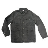 ヘインズ ストレッチデニムカバーオール / ブラック / LL