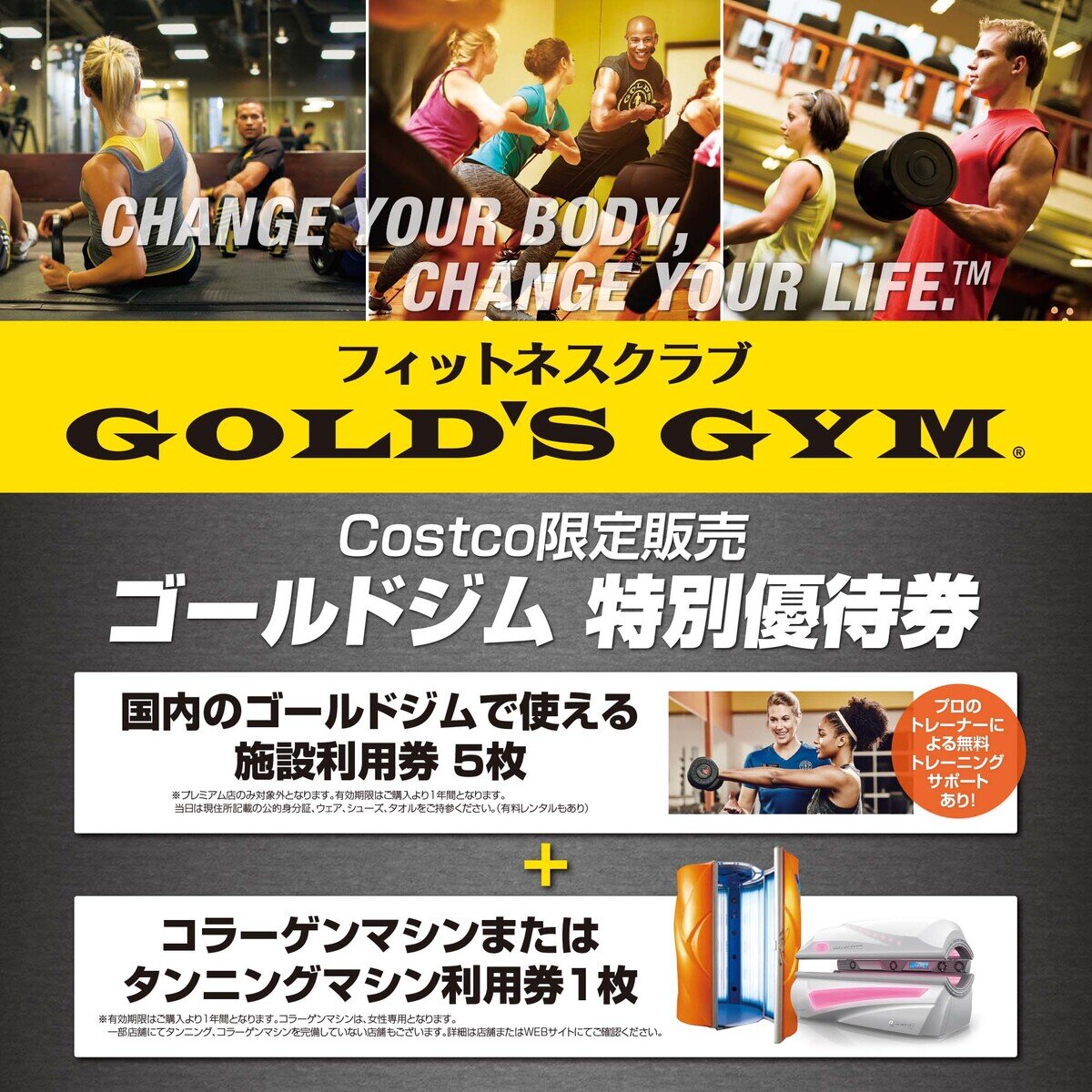 代引き人気 GOLD ゴールドジム 施設体験チケット他