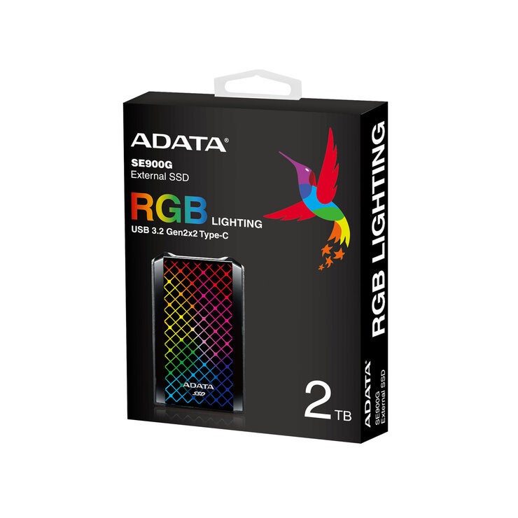 ADATA ポータブルSSD 2TB TYPE-C対応 Gen2x2 ASE900G-2TU32G2-CBK |