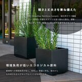 ヤマテー ベータ キューブプランター S 36cm ホワイト ZZ-C14W36E
