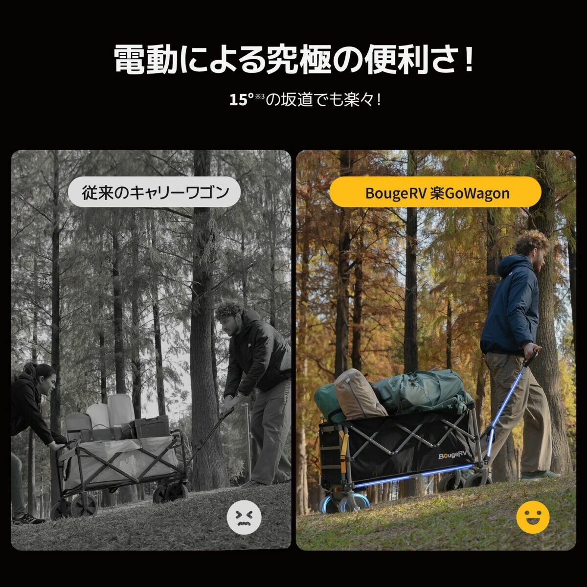 BougeRV 電動キャリーワゴン 楽GoWagon2 BougeRV 電動キャリーワゴン 楽GoWagon2