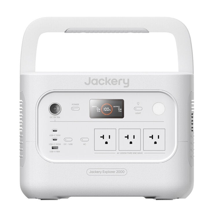 Jackery ポータブル電源 2000 New V2 パールホワイト