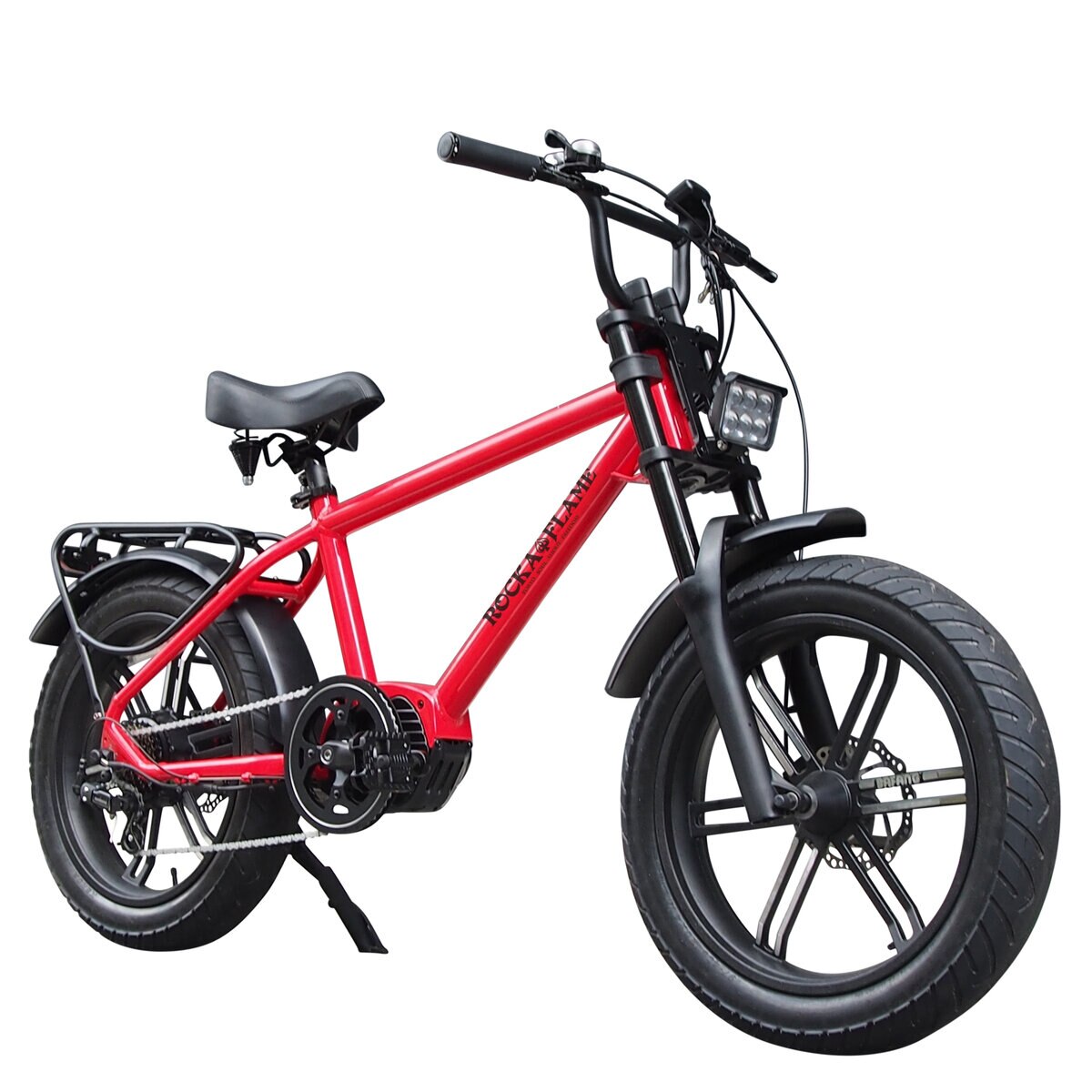 ROCKA FLAME 20インチ 電動アシスト ファットバイク HAYATE ファイヤーレッド
