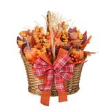 オータム アレンジメント バスケット