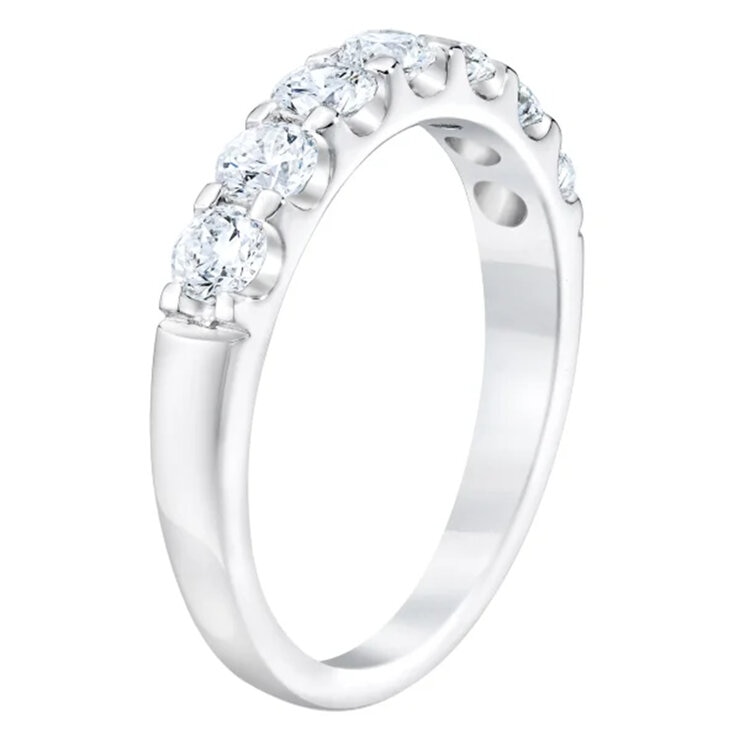 14K ホワイトゴールド 1.00カラット 7石 ダイヤモンド リング 14K ホワイトゴールド 1.00カラット 7石 ダイヤモンド リング