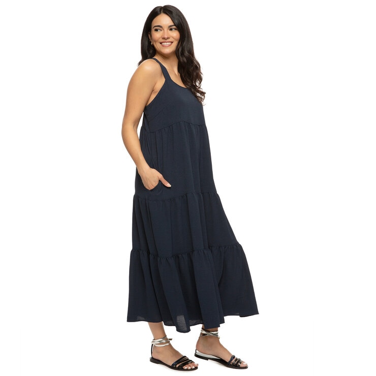 ジェゼベル レディース ティアード ドレス ネイビー M