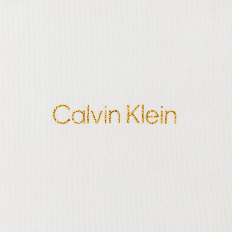 カルバンクライン レディース 半袖ロゴTシャツ ブライトホワイト L
