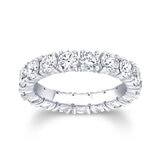 18Kホワイトゴールド 2.25カラット フルエタニティダイヤモンドリング 18Kホワイトゴールド 2.25カラット フルエタニティダイヤモンドリング