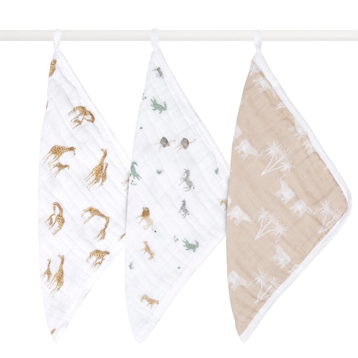 エイデンアンドアネイ オーガニック ウォッシュクロス　サファリ