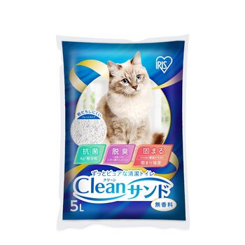クリーンサンド 無香料猫砂 5L x 4袋