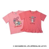 サンリオ キャラクターズ キッズ 半袖 Tシャツ 2枚組 サンリオ キャラクターズ キッズ 半袖 Tシャツ 2枚組