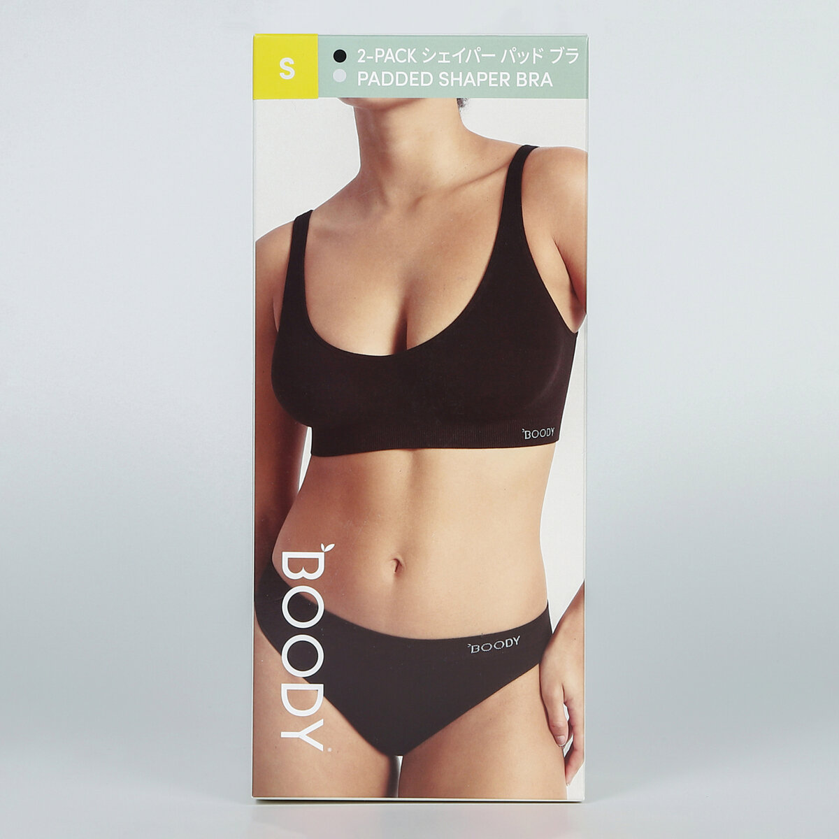 ブーディ シェイパーパッドブラ 2枚組 S