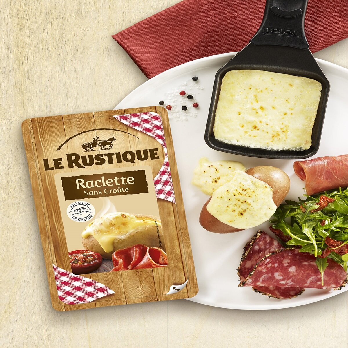 リュ・リュスティック ラクレットスライス 350g