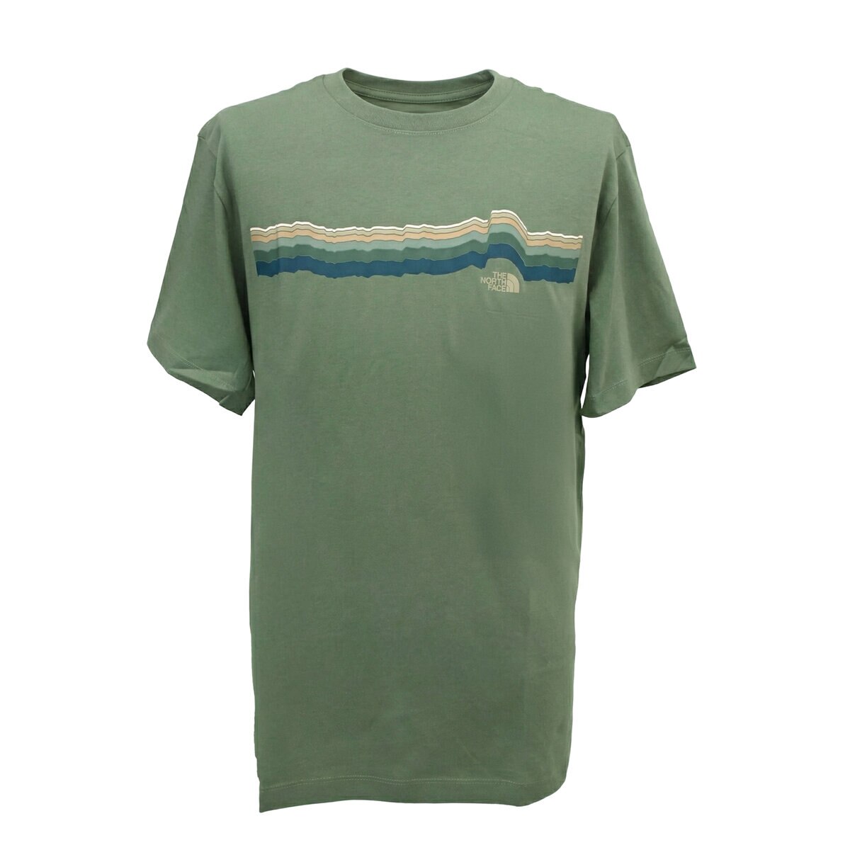 ザ ノースフェイス メンズ エボリューション テキーラ サンライズ 半袖 Tシャツ バークミスト S