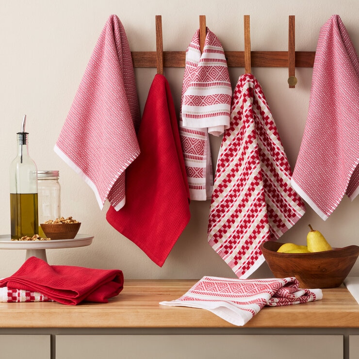 KITCHENAID キッチンタオル 43 x 71cm 8枚パック パッション レッド KITCHENAID キッチンタオル 43 x 71cm 8枚パック パッション レッド