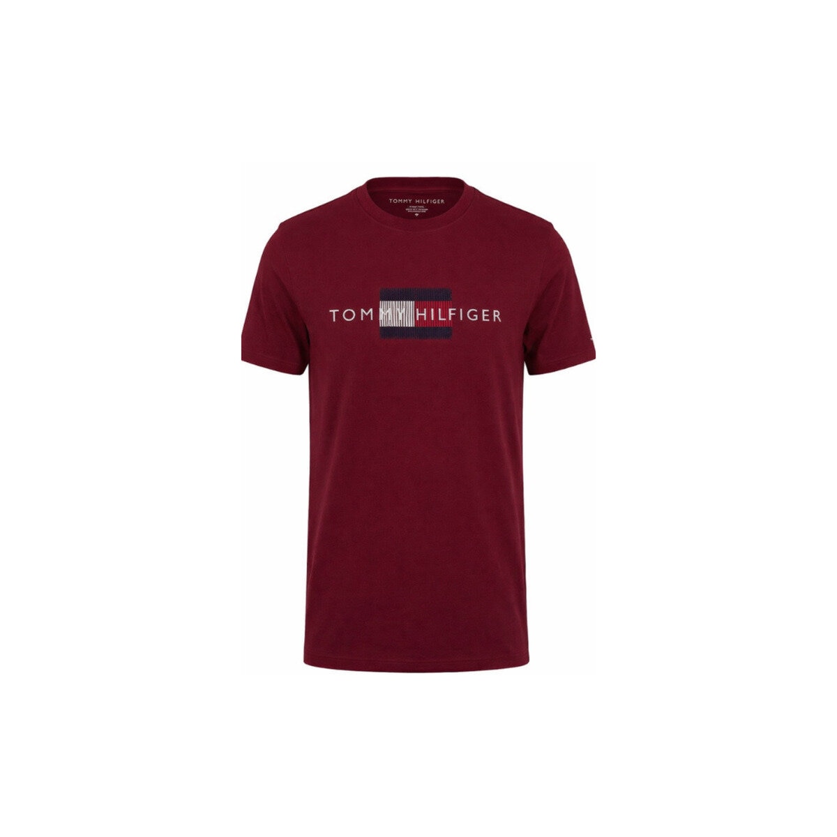 トミーヒルフィガー メンズ 半袖 Tシャツ ルージュ L