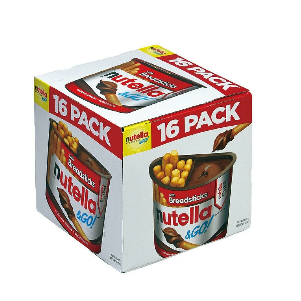 フェレロ ヌテラ アンド ゴー! 52g x 16個 フェレロ ヌテラ アンド ゴー! 52g x 16個
