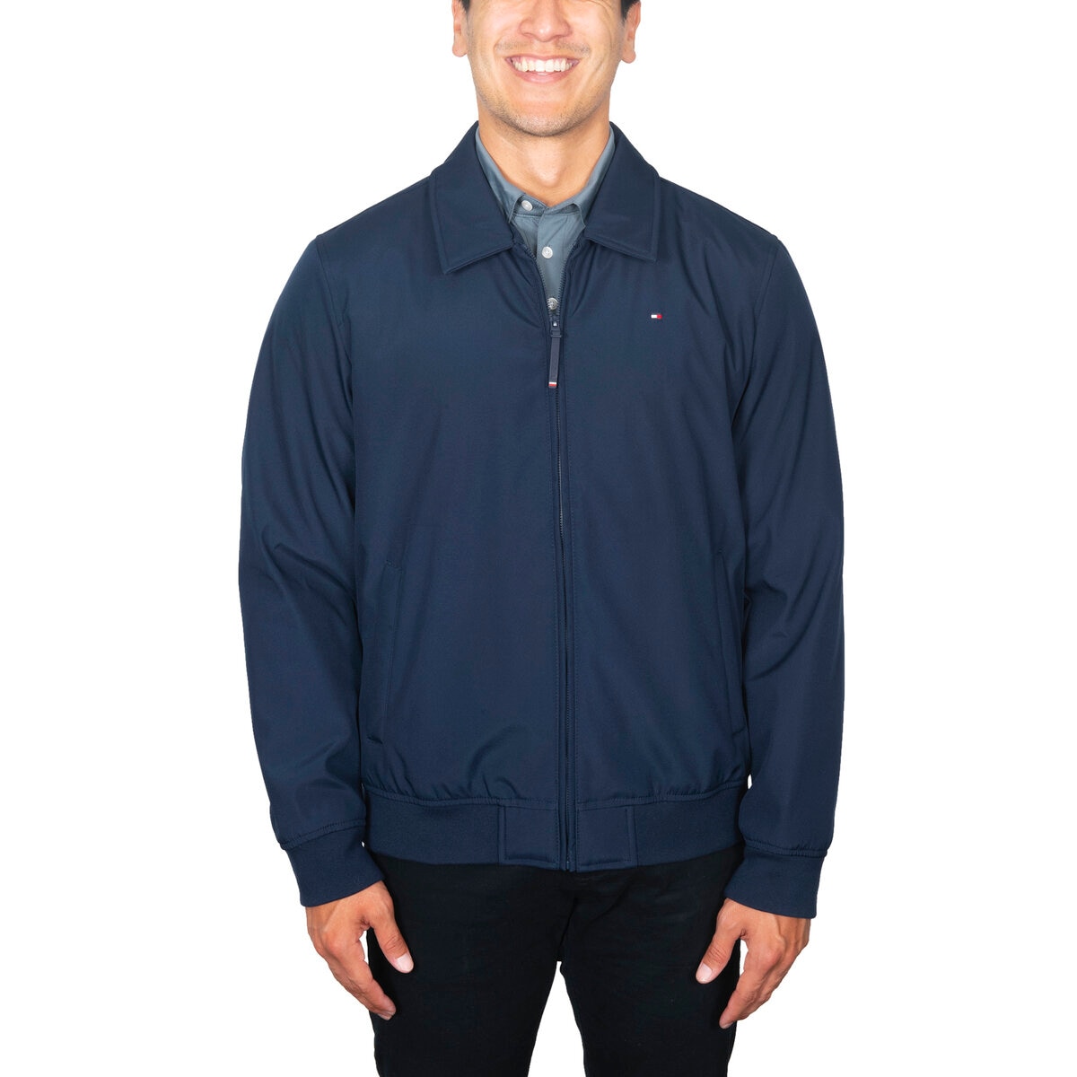 トミーヒルフィガー メンズ ジャケット ミッドナイト L