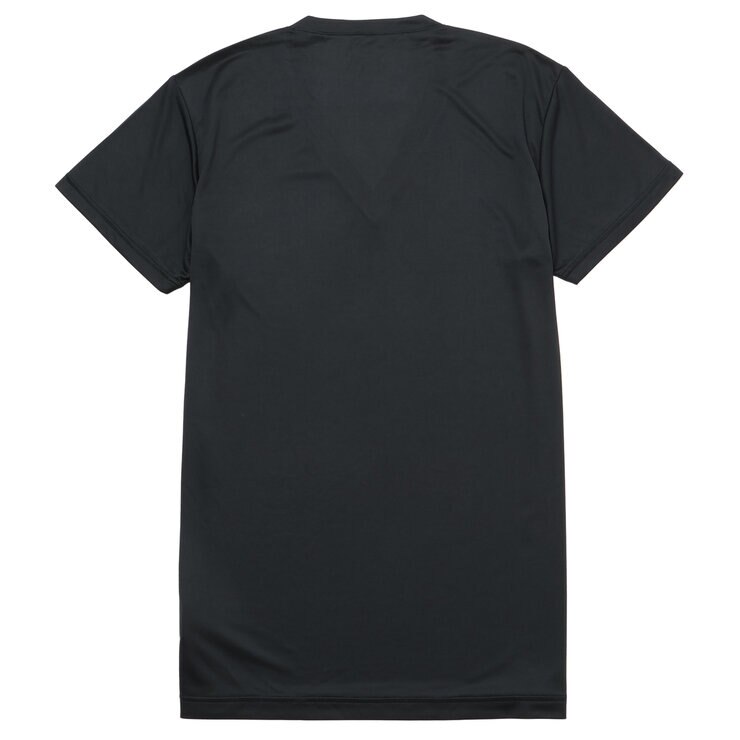 ミズノ メンズ Vネック Tシャツ 2枚組 ブラック XL