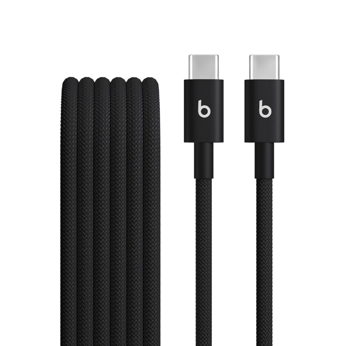 Beats USB-C - USB-C 編み込み式充電ケーブル (1.5m) 2本セット ボルトブラック