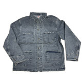 ヘインズ BIG SIZE ストレッチデニムカバーオール