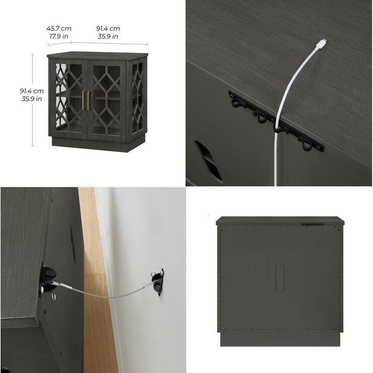 Loxley Rowe アリ 36" アクセントキャビネット Loxley Rowe アリ 36" アクセントキャビネット