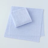 UCHINO 贅沢吸水 バスタオル 2枚組 60cm x 120cm ブルー