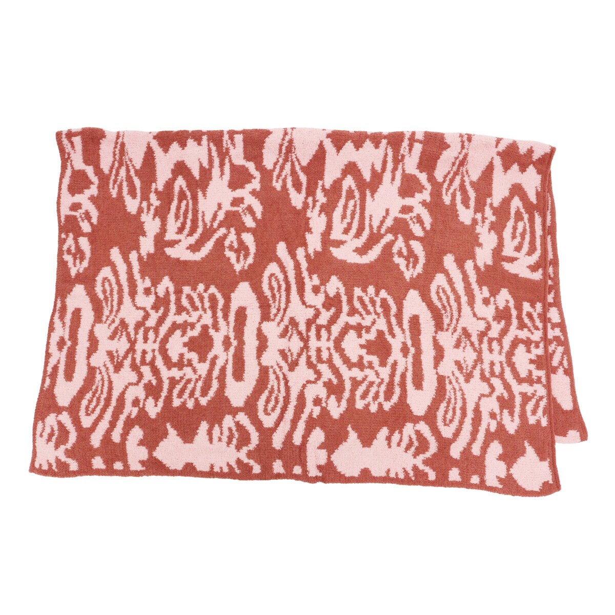 カシウエア ブランケット ダマスク 132×177cm ローズウッド/ブロッサム カシウエア ダマスク ブランケット 約132 x 177cm ローズウッド