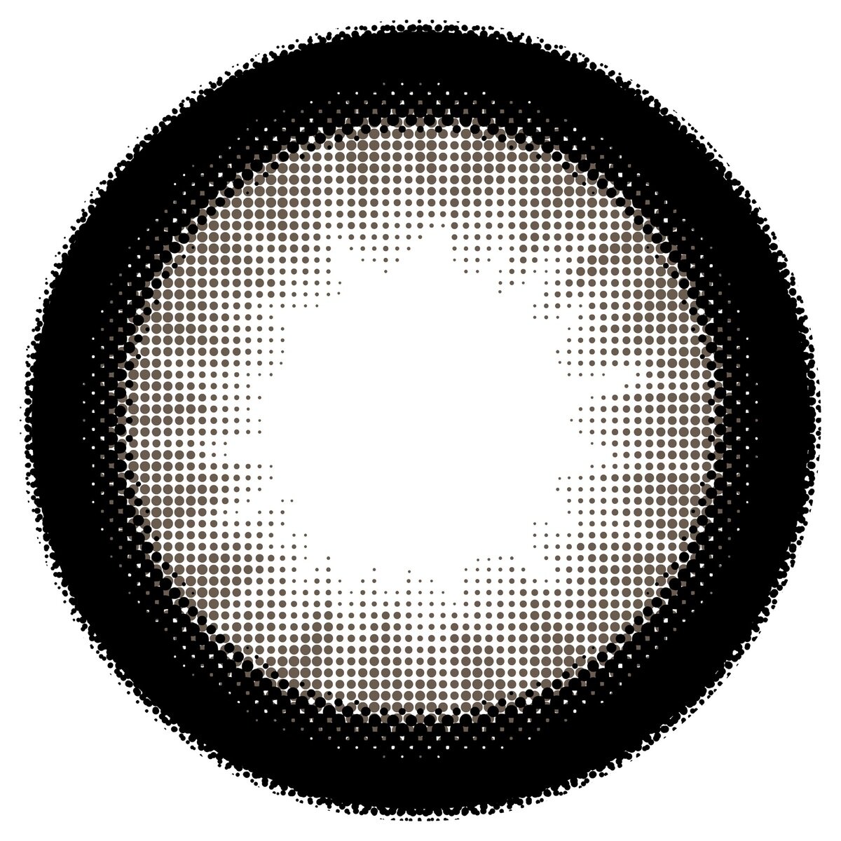 シャプン ワンデー みつめてブラウニー 10枚入り 齊藤なぎさイメージモデルカラコン 度なし (±0.00)