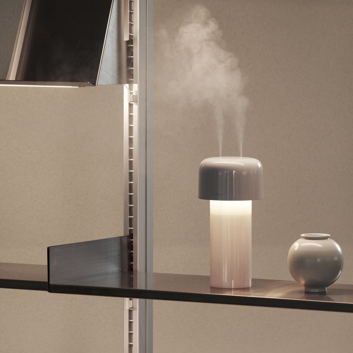 LUMENA コードレスデスク加湿器 2個入り ホワイト + ホワイト | Costco