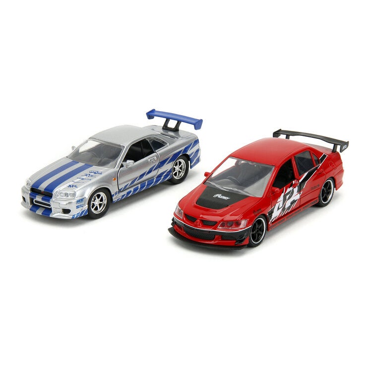 ワイルドスピード 1/32 ツインパック 三菱ランサー&日産NGTR ワイルドスピード 1/32 ツインパック 三菱ランサー&日産NGTR