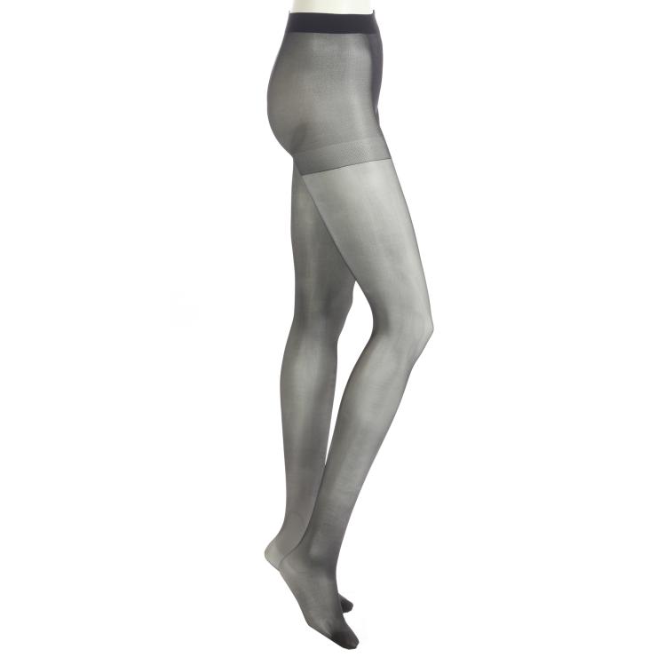 アツギ 着圧ストッキング 7足組 ブラック L/XL