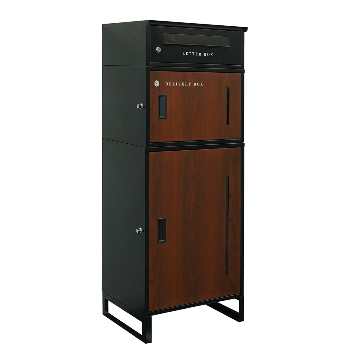 7Life 宅配ボックス ブラック-ABC