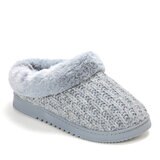 DEARFOAMS ニットスリッパ ライトヘザーグレー S