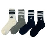 アディダス アスレチック ソックス 4足組 アソート