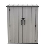 LIFETIME 棚付き 屋外用 バーティカル物置 60457A LIFETIME 棚付き 屋外用 バーティカル物置 60457A