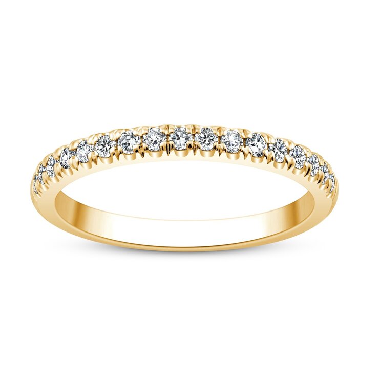 18K イエローゴールド 0.23カラット ダイヤモンド リング 18K イエローゴールド 0.23カラット ダイヤモンド リング