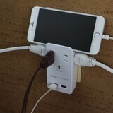 Fargo（ファーゴ）SATI COLOR(サティカラー) AC4個口 4.2A USB 全14色 CT221 ホワイト