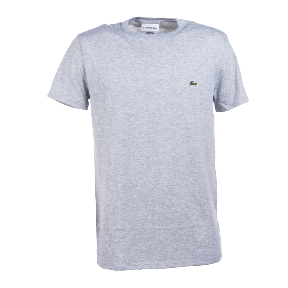 ラコステ メンズ クルーネック 半袖Tシャツ ピマコットン シルバーチャイン 6(XL)