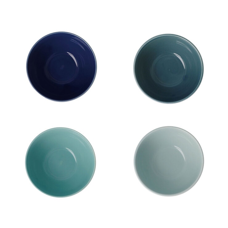 美濃焼 ボウル 4個 ブルー