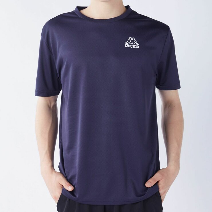 カッパ メンズ 半袖Tシャツ / ネイビー / LL カッパ メンズ 半袖Tシャツ / ネイビー / LL