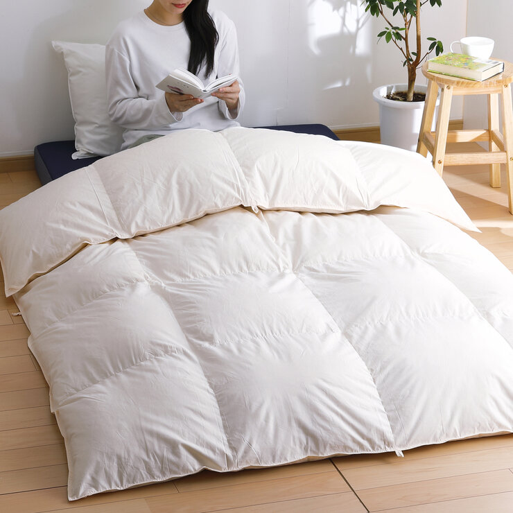 布団 4点セット ( 掛布団 1kg、マットレス 10cm、枕、枕カバー )