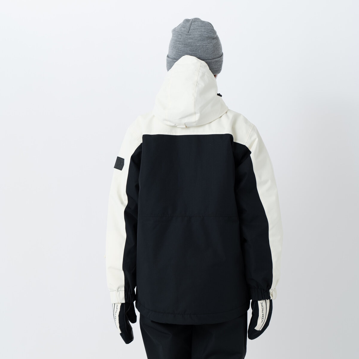 オーシャンパシフィック レディース スノージャケット クリーム / ブラック L