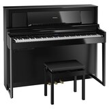 ローランド 電子アップライトピアノ LX706-PES 黒塗鏡面艶出し塗装仕上げ