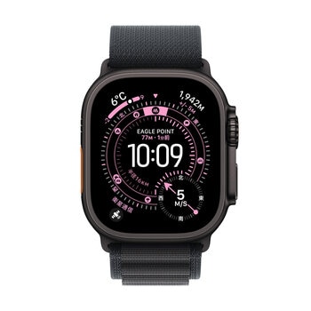 Apple Watch Ultra 3 Cellular 49mmブラックチタニウムケースとブラックアルパインループ