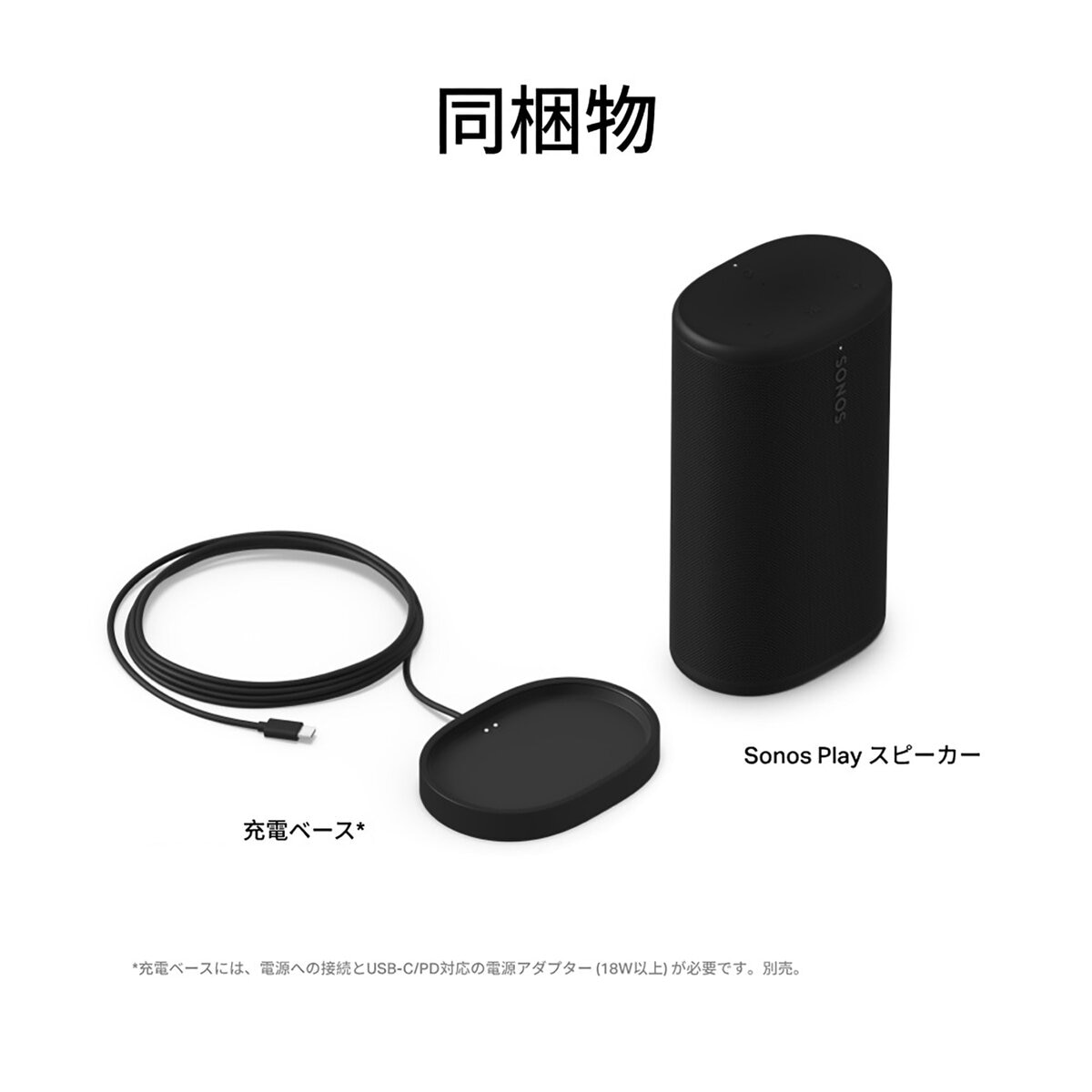 ソノス Sonos PLAY ポータブルスピーカー