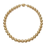 南洋ゴールド花珠ネックレス 9.5mm-11.5mm /WNK0041