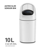 EKO（イーケーオー）アストロスリムセンサー式ゴミ箱10L シルバー